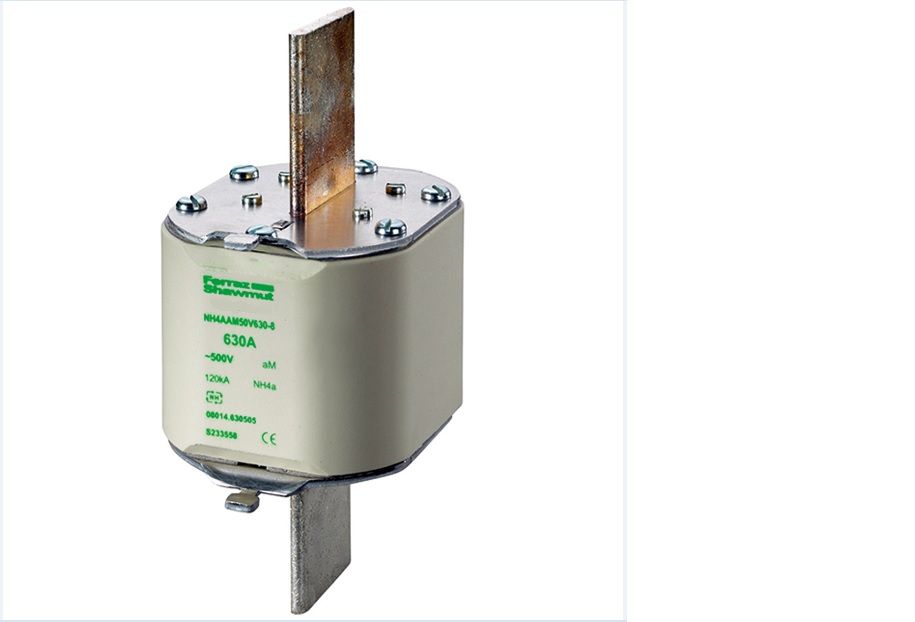 S233558 - NH fuse-link aM, 500VAC, size 4a, 630A top indicator/live tags